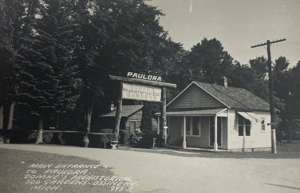 Dinosaur Gardens - Old Post Card View (newer photo)